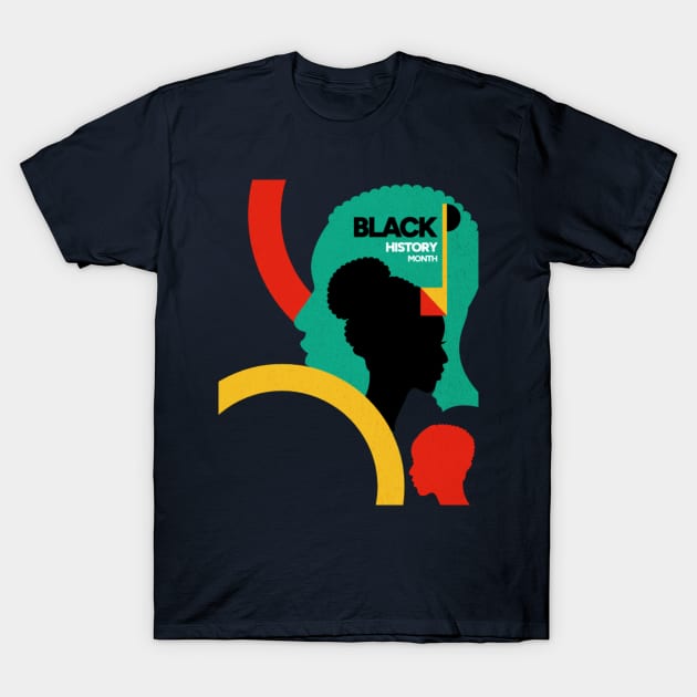 Black History Month,One Month Can't Hold Our History T-Shirt by YuriArt